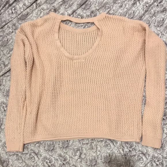 Open back knit sweater - Picture 2 of 2
